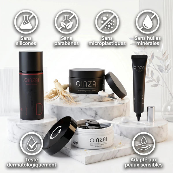 🌿 GINZAI : Le Secret Coréen du Ginseng Noir Qui Révolutionne Votre Peau Elohé Beauty