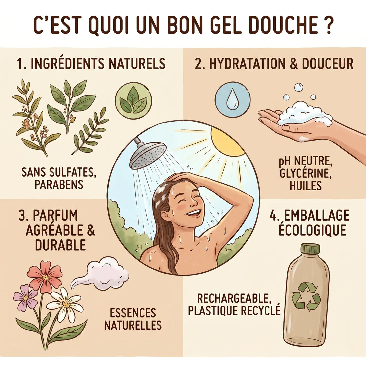 Comment choisir un bon gel douche sans se laisser tromper par la mousse Elohé Beauty