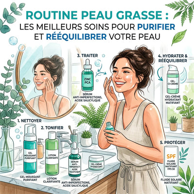 Routine peau grasse