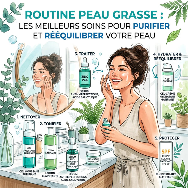 Routine peau grasse