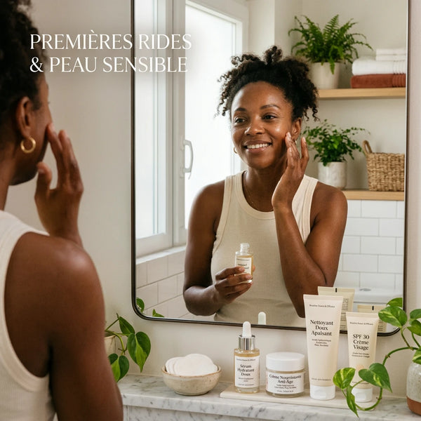 Premières rides et peau sensible : comment adopter une routine anti-âge douce et efficace ?