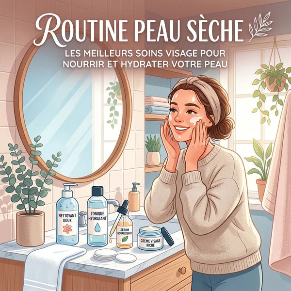 Routine peau sèche : les meilleurs soins visage pour nourrir et hydrater votre peau