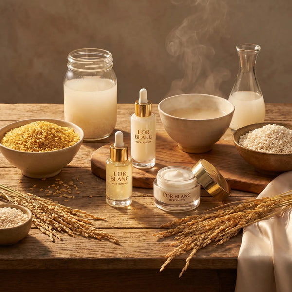 Riz fermenté en cosmétique : l’ingrédient ancestral qui redéfinit la peau lumineuse Elohé Beauty