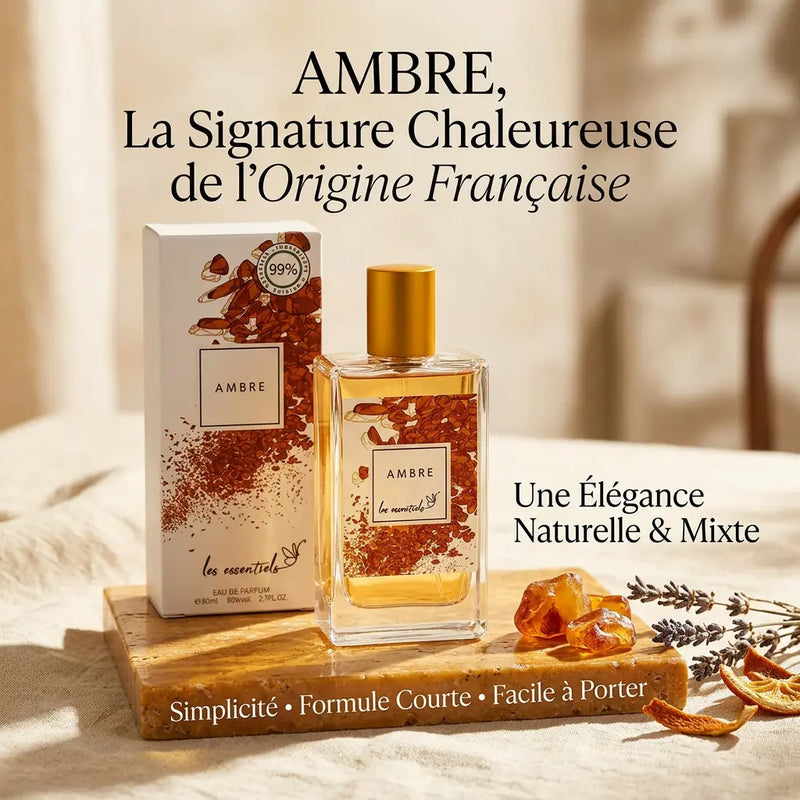 Ambre – Eau de Parfum 80 ml - parfum mixte - longue tenue L'Office des Parfums