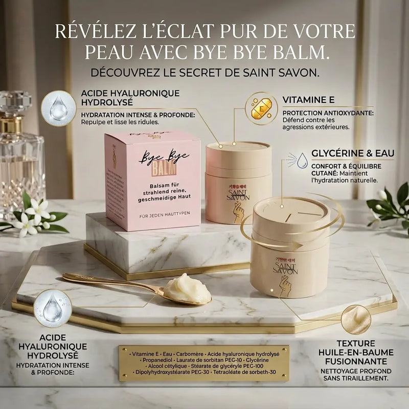 Bye Bye Balm - Baume Démaquillant et Hydratant – Soin coréen premium - Elohé Beauty