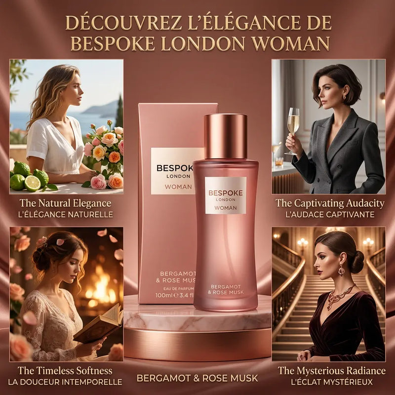 Bergamote & Rose Musk – Eau de Parfum 100 ml - Femme Bespoke