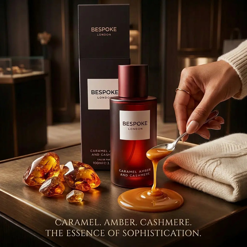 Caramel amber & Cashmere-  Eau de Parfum 100ml - Homme Bespoke