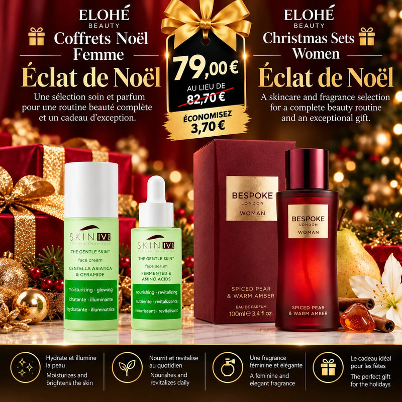 🎁 Coffrets Noël Femme - Éclat de Noël Elohé Beauty