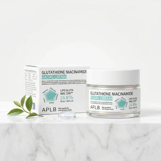 Crème Visage au Glutathion et à la Niacinamide 55g - Éclat, Hydratation & Teint Unifié - APLB APLB
