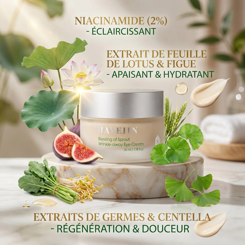 Crème Contour des Yeux Hypoallergénique aux Protéines Botaniques - HAYEJIN HAYEJIN