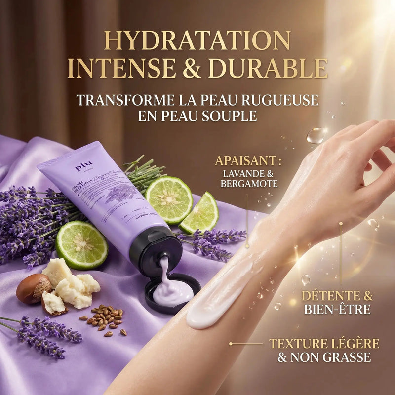 Lotion Corporelle 200 ml - Hydratante - Bergamote & Lavande - PLU PLU