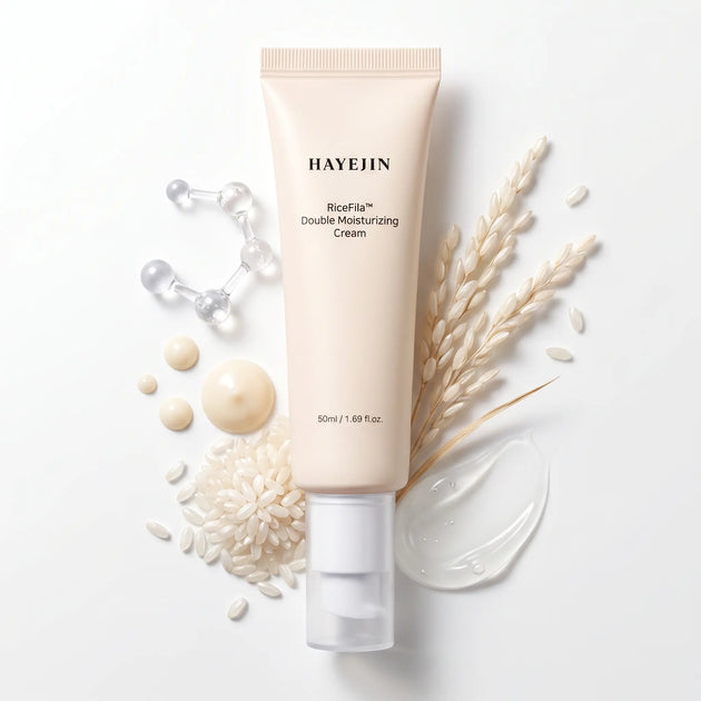 Crema Viso Idratante Leggera Ipoallergenica con Acido Ialuronico 50 ml - HAYEJIN HAYEJIN