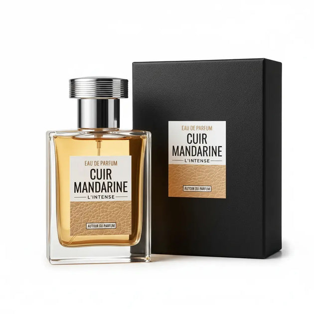Cuero Mandarina Alrededor del Perfume