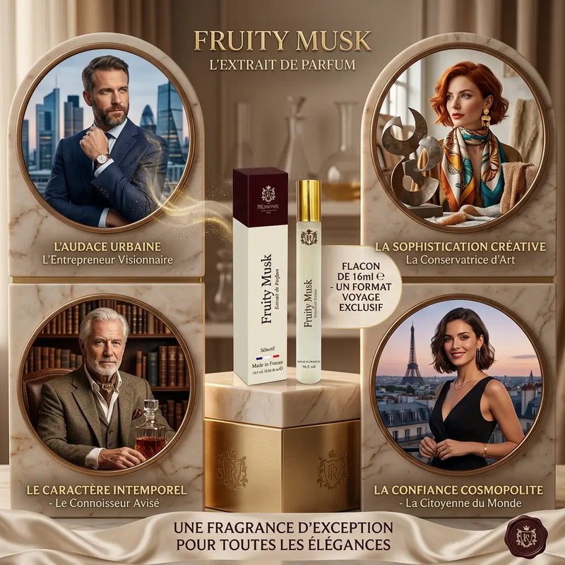 Fruity Musk -  Extrait de Parfum 16 ml - Parfum Mixte - Longue Tenue Oltimida
