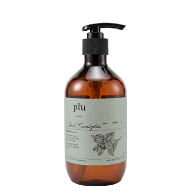 Gel Douche 500 ml - Eucalyptus et Basilic Rafraîchissant - PLU PLU