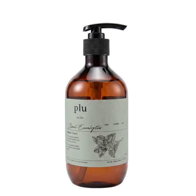 Duschgel 500 ml - Erfrischender Eukalyptus und Basilikum - PLU PLU
