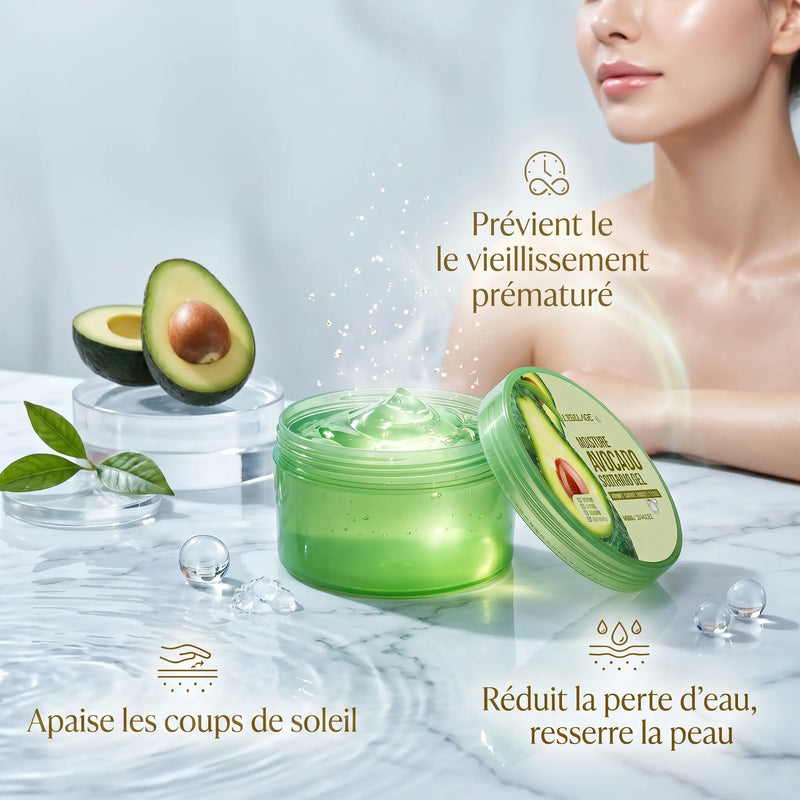 Gel Nourrissant & Éclat Naturel à l'extrait d'avocat 300ml - Corps & Visage - Elohé Beauty