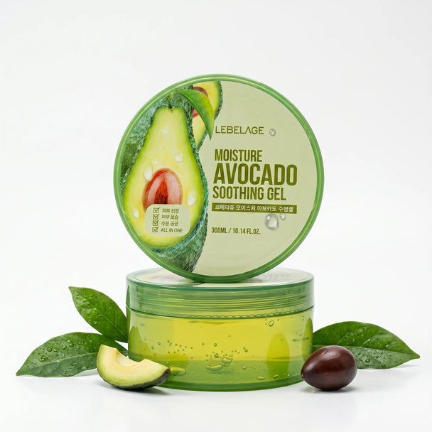 Gel Nourrissant & Éclat Naturel à l'extrait d'avocat 300ml - Corps & Visage - Elohé Beauty