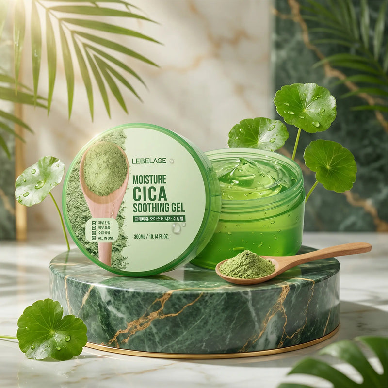 Gel Apaisant cicatrisant & réparateur 300 ml à la Centella Asiatica (Cica) - Visage & Corps Lebelage
