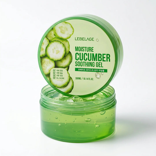 Gel Apaisant à l’Extrait de Concombre 300ml - Corps & Visage - Elohé Beauty