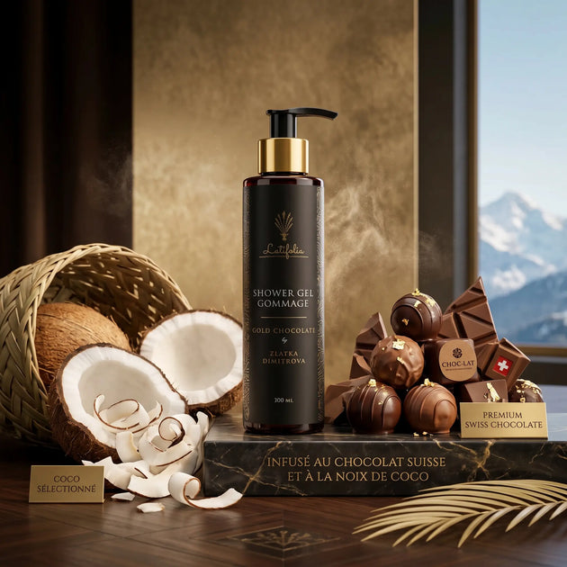 2-in-1 Peeling-Duschgel – Schweizer Schokolade & Kokosnuss 200 ml – Latifolia Latifolia