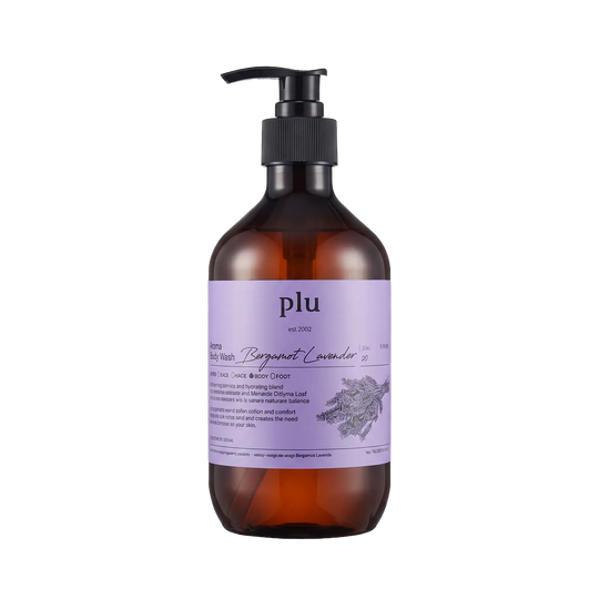 Gel Douche 500 ml - Bergamote & Lavande Calmante - PLU PLU