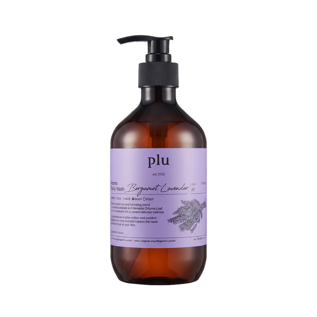 Duschgel 500 ml - Berga­motte & Beruhi­gende Lavendel - PLU PLU