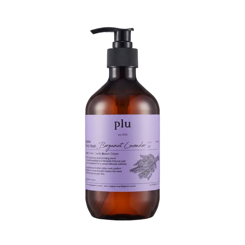 Gel Douche 500 ml - Bergamote & Lavande Calmante - PLU PLU