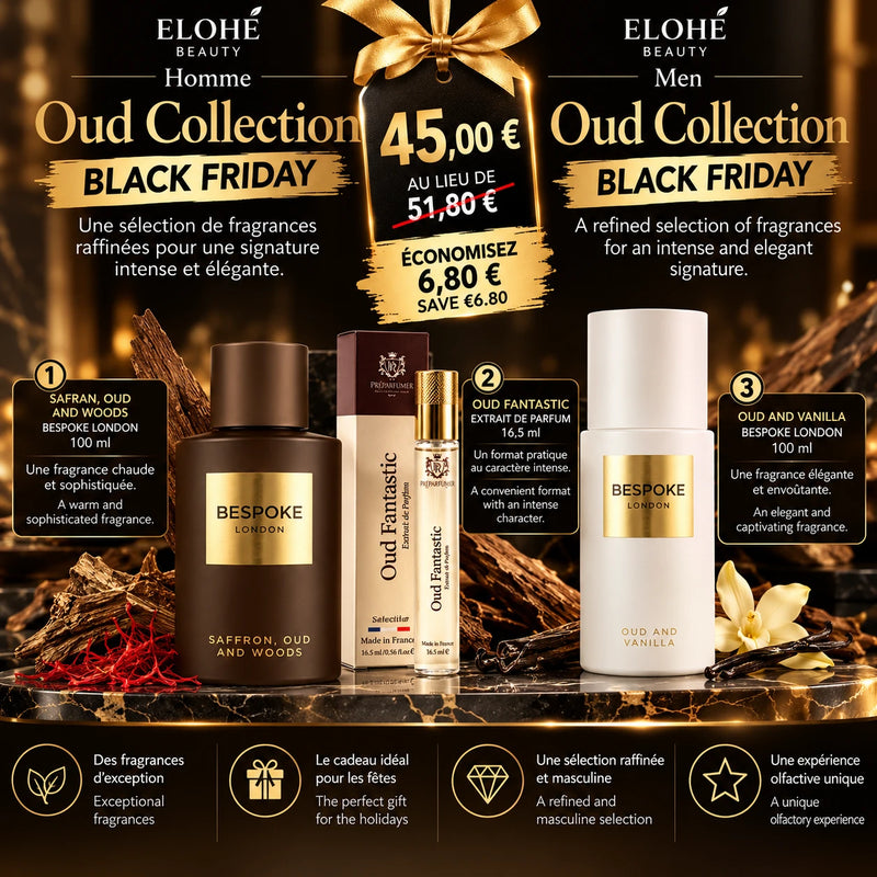 ⚫ Homme – Oud Collection Elohé Beauty