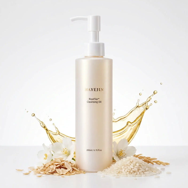 Huile Démaquillante hypoallergénique à l'Huile de Graine de Riz Fermentée 200 ml - HAYEJIN HAYEJIN