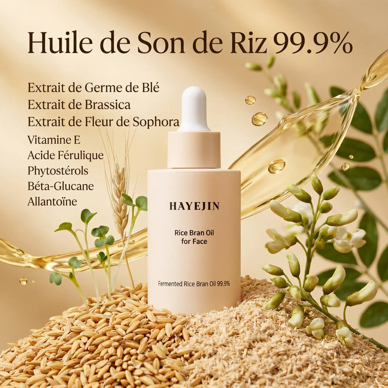 Huile de Visage à base de 99,9% Riz Fermenté 30 ml - HAYEJIN HAYEJIN