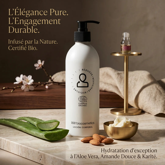 Lotion de Corps Écologique 500 ml – RRR’biocosmetics - Bio, Vegan & COSMOS ORGANIC - Elohé Beauty