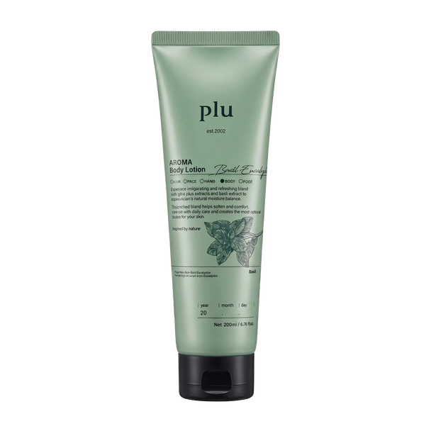Lotion Corporelle 200 ml - Hydratante & Rafraîchissante - Eucalyptus & Basilic - PLU PLU