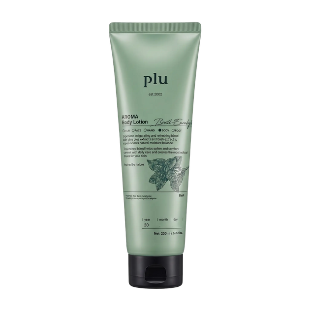 Loción Corporal 200 ml - Hidratante y Refrescante - Eucalipto y Albahaca - PLU PLU