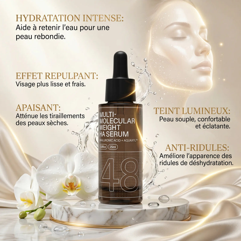 Sérum à l'acide hyaluronique à poids moléculaires multiples - Routinely Routinely
