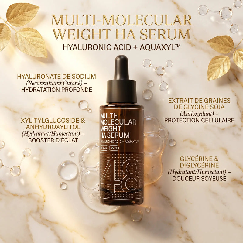 Sérum à l'acide hyaluronique à poids moléculaires multiples - Routinely Routinely