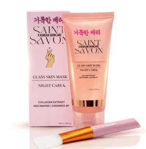Masque Glass Skin 75ml - Pinceau inclus  – Soin coréen premium - Elohé Beauty