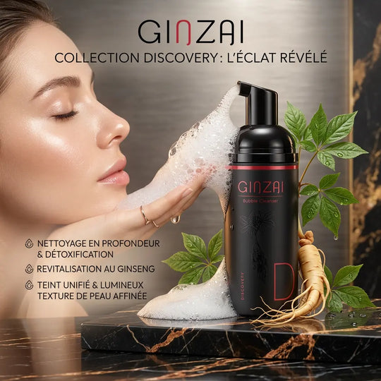 Nettoyant visage au Ginseng - Bubble Cleanser - Ginzai Ginzai