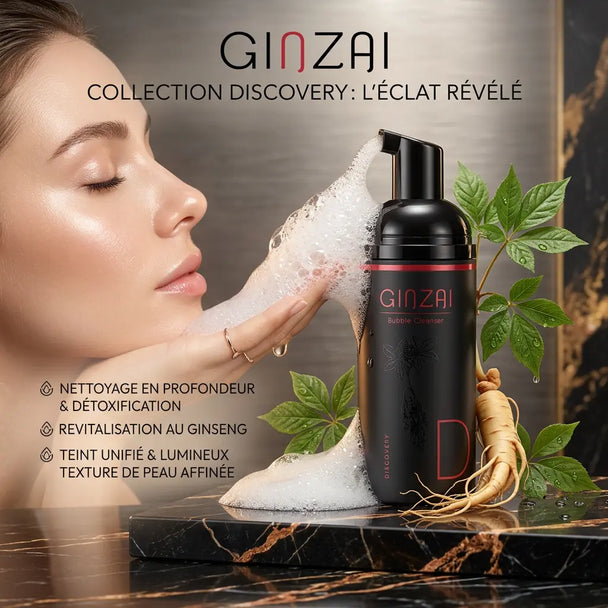 Nettoyant visage au Ginseng - Bubble Cleanser - Ginzai Ginzai