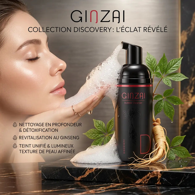 Detergente viso al Ginseng - Bubble Cleanser - Ginzai Ginzai