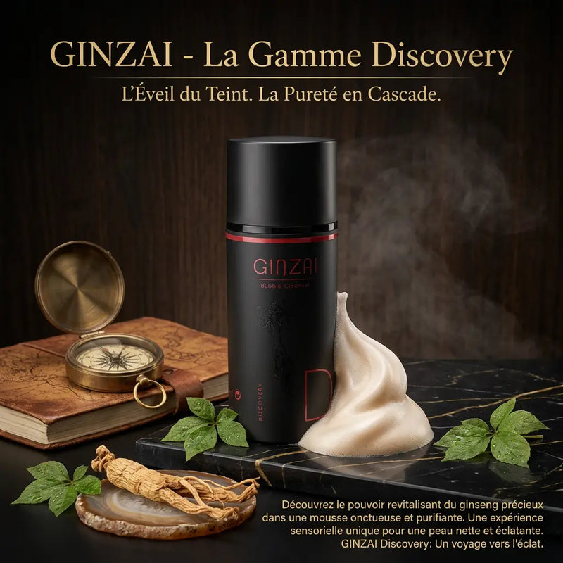 Nettoyant visage au Ginseng - Bubble Cleanser - Ginzai Ginzai