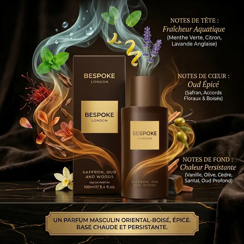 Safran, Oud & Woods - Eau de Parfum 100 ml – Homme Bespoke