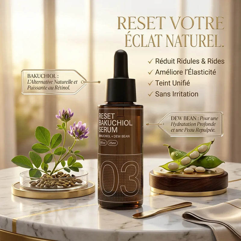 Sérum Reset au Bakuchiol - Sérum anti-âge apaisant pour peaux sensibles - Routinely Routinely