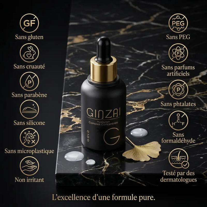 Serum Hyaluronique au Ginseng - Hydratation Intensive - GINZAI Ginzai