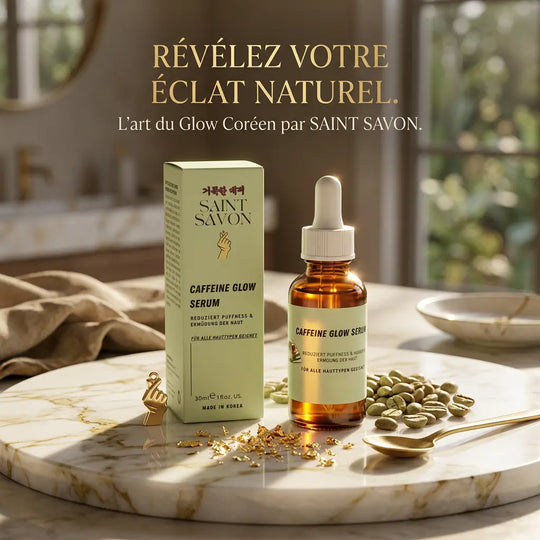 Caffeine Glow  - Serum à la caféine 30ml – Soin coréen premium - Elohé Beauty