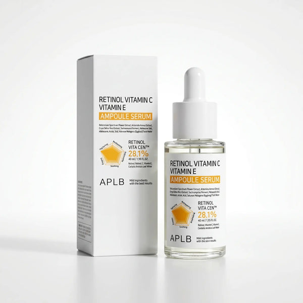 Sérum vitamine C & E au Rétinol 40 ml – Éclat Instantané, Rides Réduites & Teint Unifié - APLB APLB