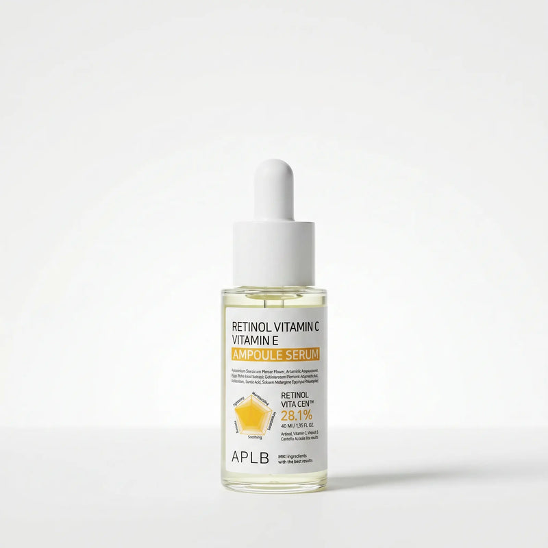 Sérum vitamine C & E au Rétinol 40 ml – Éclat Instantané, Rides Réduites & Teint Unifié - APLB APLB