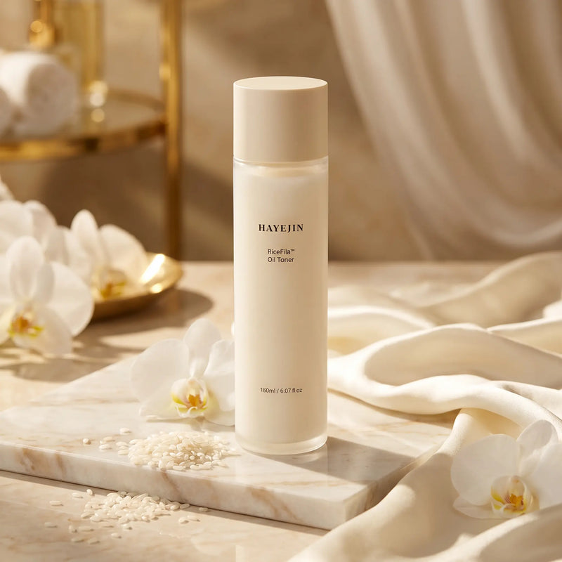 Toner Bifasique hypoallergénique à l'Huile de Graine de Riz Fermentée 150 ml - HAYEJIN HAYEJIN
