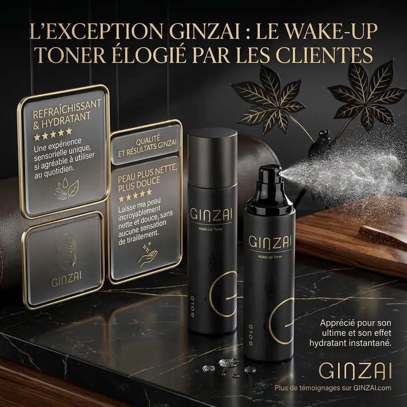 Tonique Réveil pour le visage au Ginseng - GINZAI Ginzai