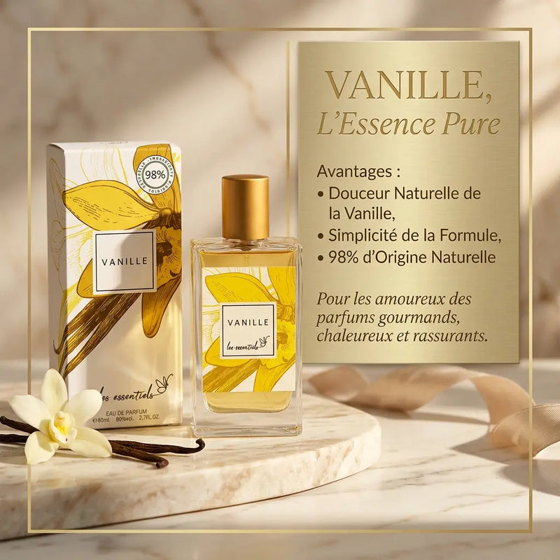 Vanille – Eau de Parfum 80 ml - Parfum Mixte - Longue Tenue L'Office des Parfums